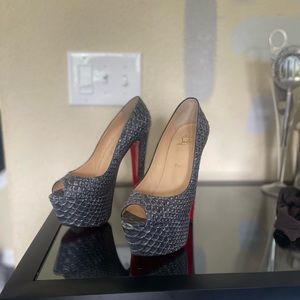 Python Animal Print Christian Louboutin Pumps